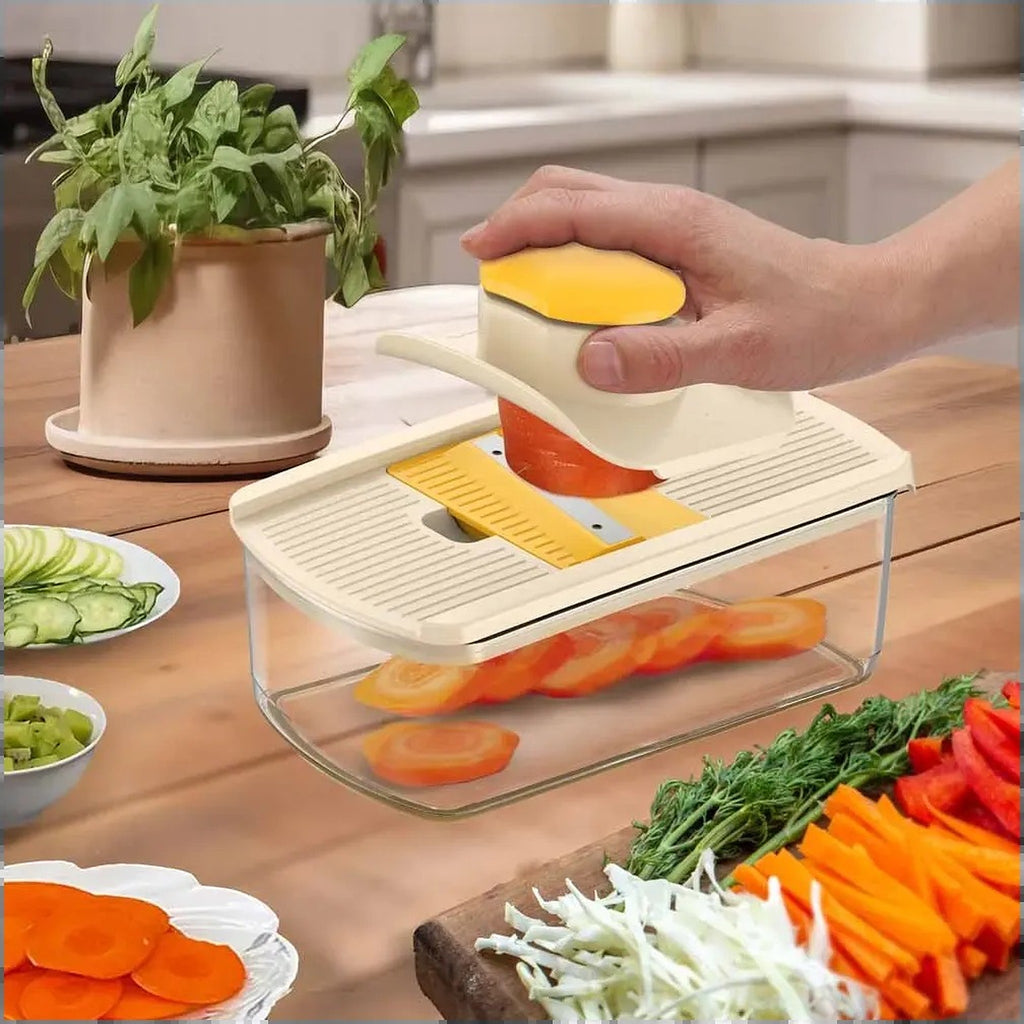 Mandolina affettaverdure SODY 6 in 1 con contenitore