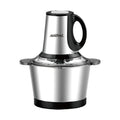 Tritacarne elettrico in acciaio inox da 3,8 litri con coperchio trasparente