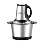 Tritacarne elettrico in acciaio inox da 3,8 litri con coperchio trasparente