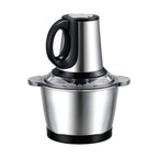 Tritacarne elettrico in acciaio inox da 3,8 litri con coperchio trasparente